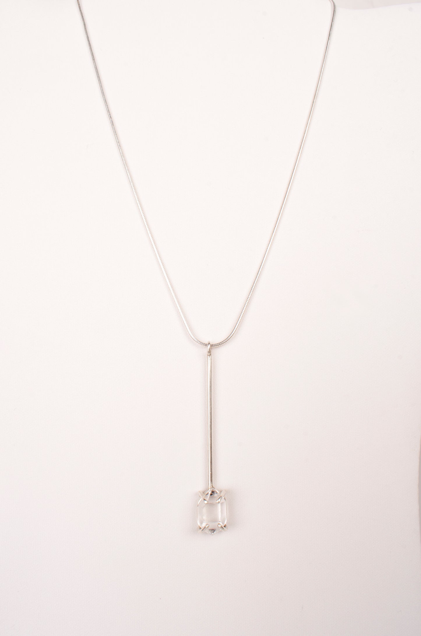 Gleaming Herkimer Diamond Lariat
