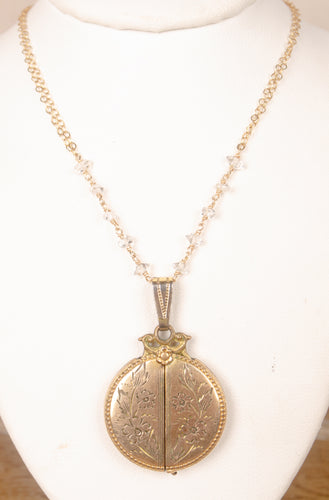 Herkimer Diamond Gold-filled Locket
