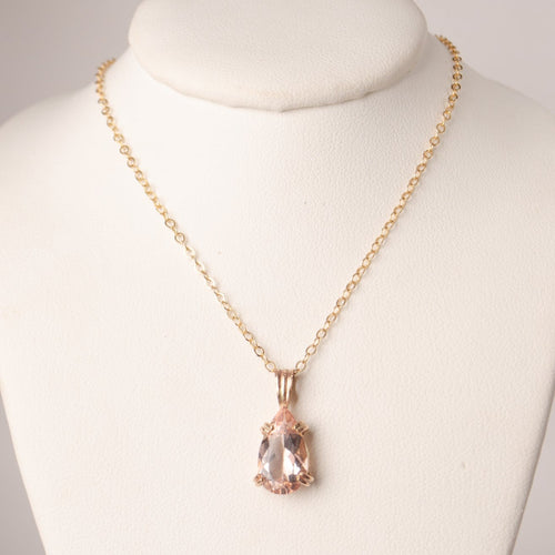 Morganite Dreams Necklace or Ring- 1 available