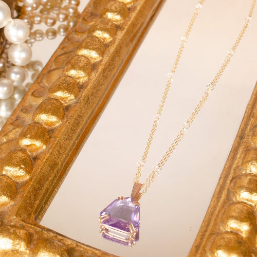 Fancy Cut Zircon Pendant