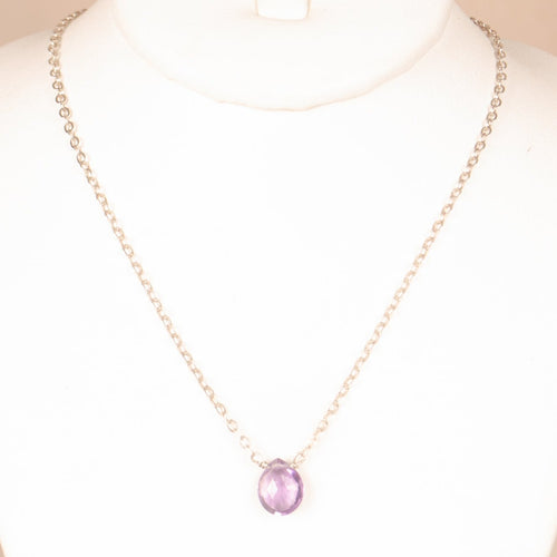 Floating Amethyst Choker