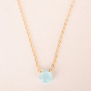 Floating Chalcedony Choker