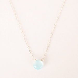 Floating Chalcedony Choker