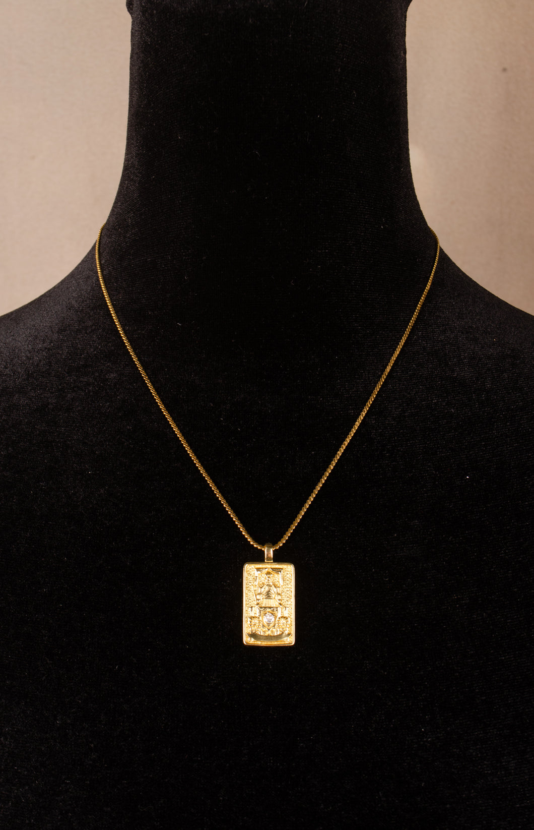 The Chariot Tarot Card Necklace