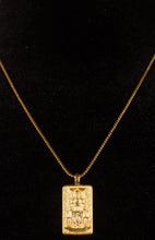 The Lovers Tarot Card Necklace