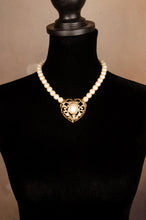 Vintage Richelieu Scroll Heart Pendant