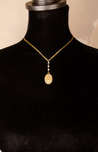 Vintage Sacred Heart Freshwater Pearl Lariat