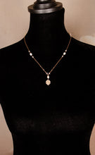 Vintage Our Lady of Consolation Freshwater Pearl & Herkimer Diamond Necklace