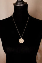 Vintage Italian Sacred Heart of Jesus Round Pendant