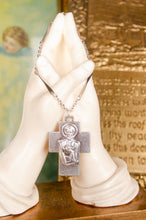 Vintage Italian St.Christopher/Lady Fatima Pendant Necklace