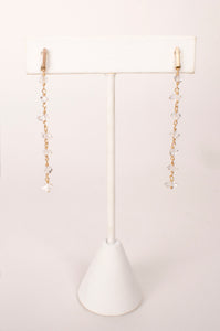 Glittering Herkimer Diamond Earrings