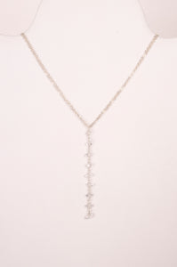 Glimmering Herkimer Diamond Lariat