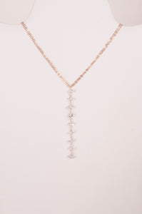 Glimmering Herkimer Diamond Lariat