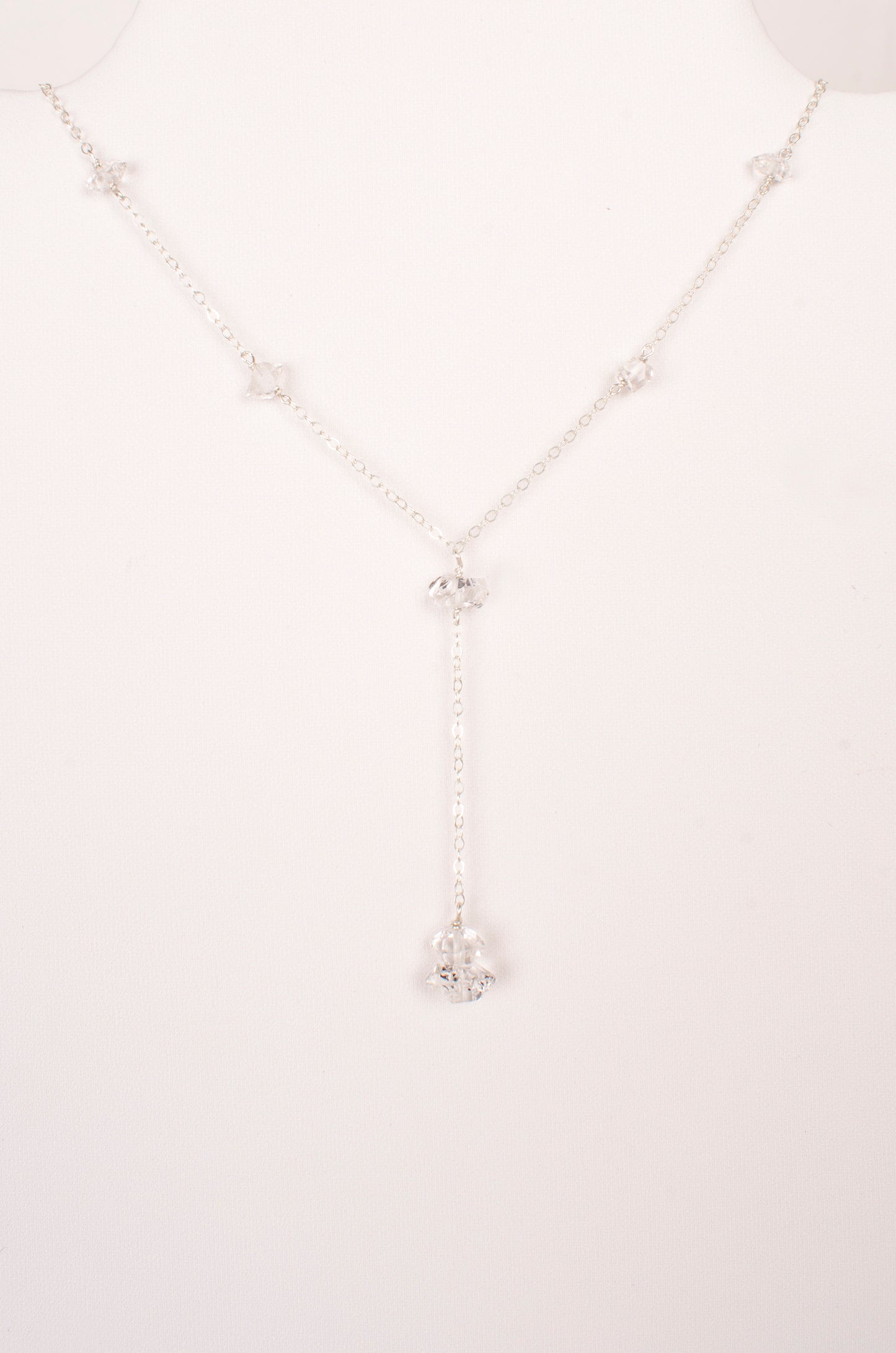 Luminous Herkimer Diamond Lariat