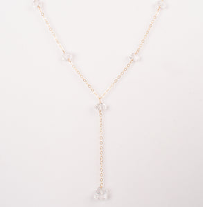 Luminous Herkimer Diamond Lariat