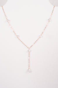 Luminous Herkimer Diamond Lariat