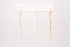 Glowing Herkimer Diamond Earrings