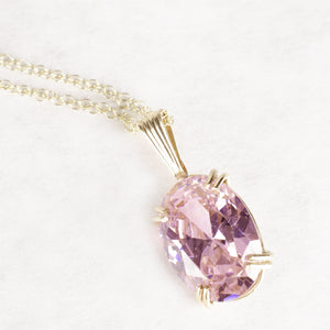 Celestial Fire Pink Zircon Pendant