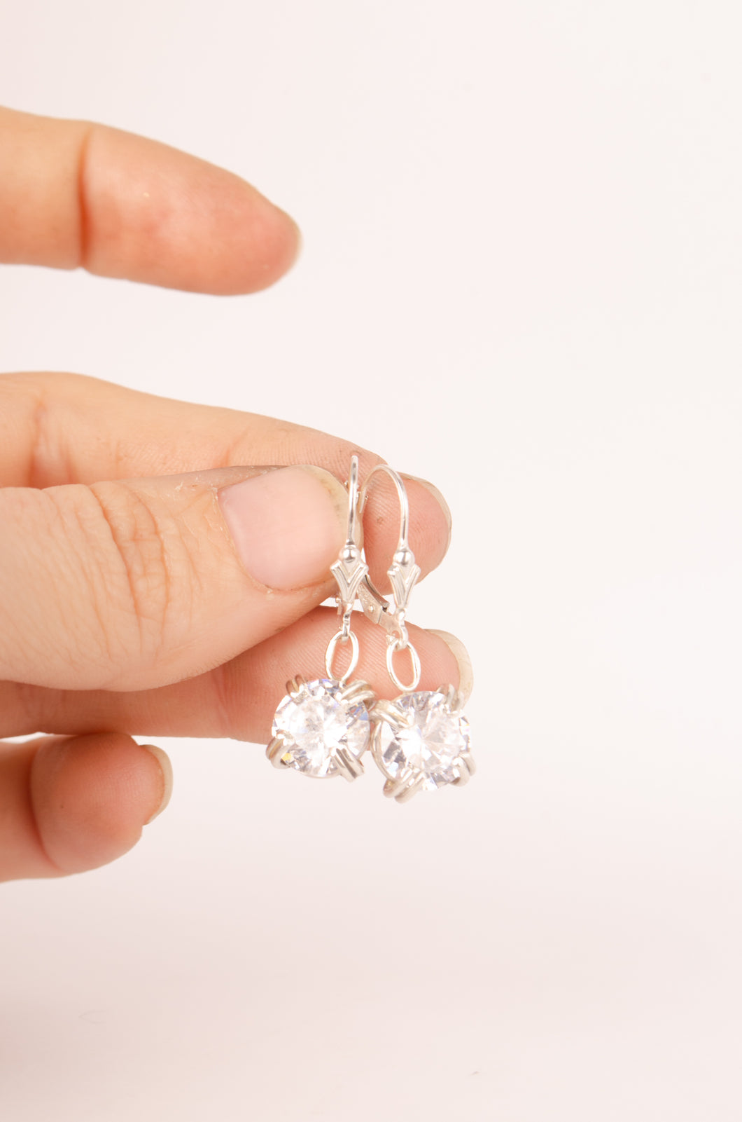 The Ultimate Attractor Clear Zircon Earrings