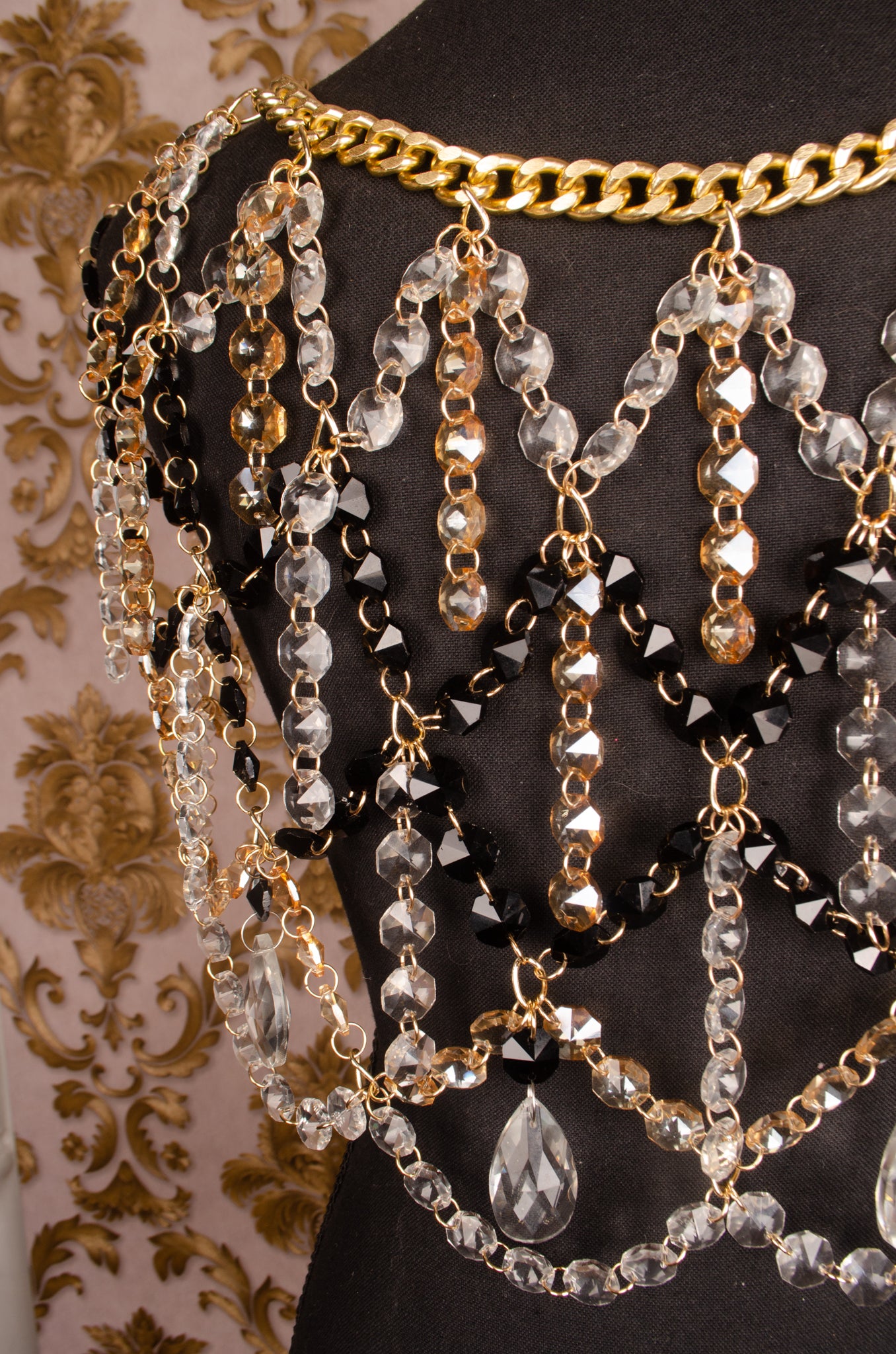 The Art Deco Crystal Capelet