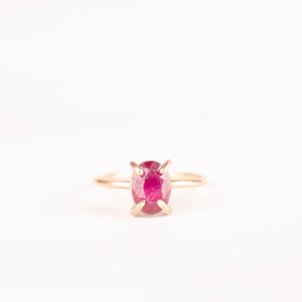 A Passionate Love Ruby Ring